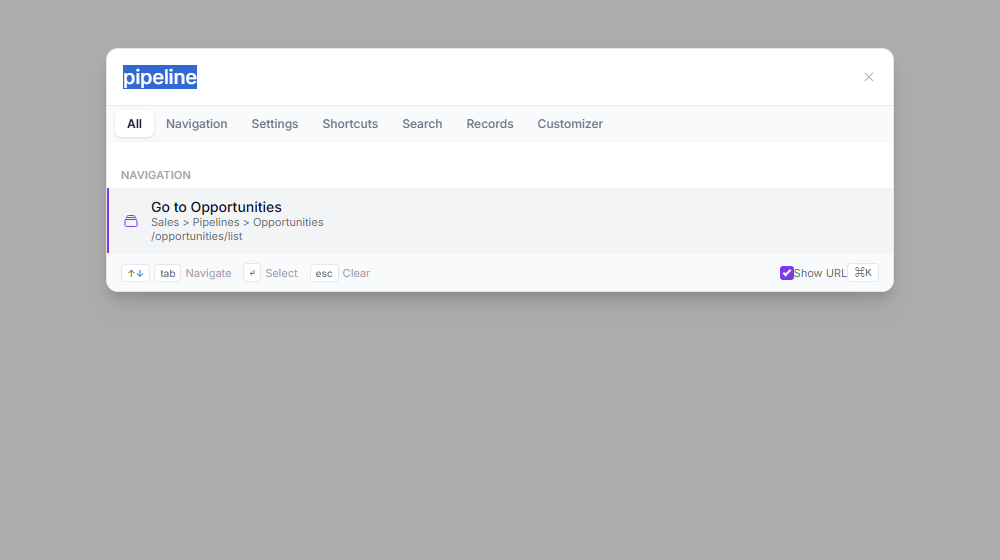 SmartSearch example